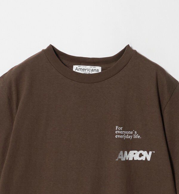 BEAUTY&YOUTH UNITED ARROWS「＜Americana＞ロゴ プリント Tシャツ」|Tシャツ・カットソー|