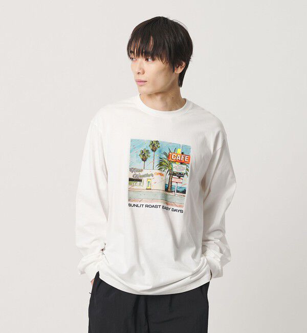 NICE WEATHER「＜NICE WEATHER＞サンリット ロングスリーブ Tシャツ」|Tシャツ・カットソー|WHITE