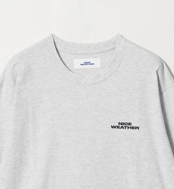 NICE WEATHER「＜NICE WEATHER＞ロゴ ロングスリーブ Tシャツ」|Tシャツ・カットソー|