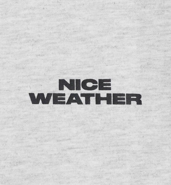 NICE WEATHER「＜NICE WEATHER＞ロゴ ロングスリーブ Tシャツ」|Tシャツ・カットソー|