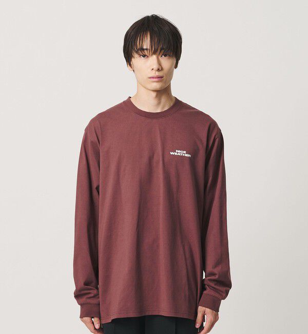 NICE WEATHER「＜NICE WEATHER＞ロゴ ロングスリーブ Tシャツ」|Tシャツ・カットソー|