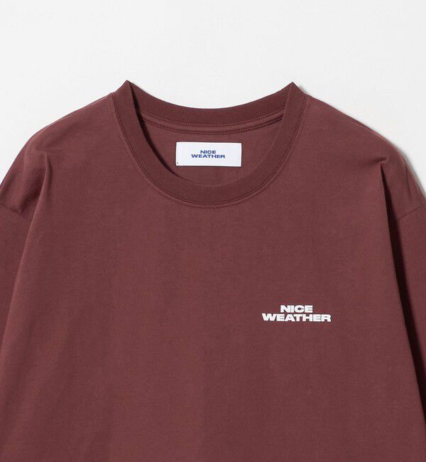 NICE WEATHER「＜NICE WEATHER＞ロゴ ロングスリーブ Tシャツ」|Tシャツ・カットソー|