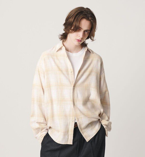 BEAUTY&YOUTH UNITED ARROWS「ウーブン ネル チェック シャツ」|シャツ・ブラウス|NATURAL
