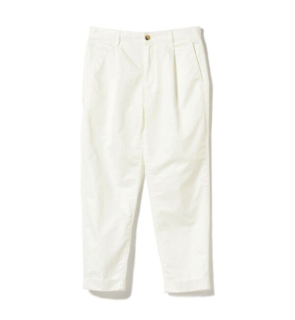 BEAMS PLUS「BEAMS PLUS｜1Pleat 80/3 Twill」|その他|WHITE