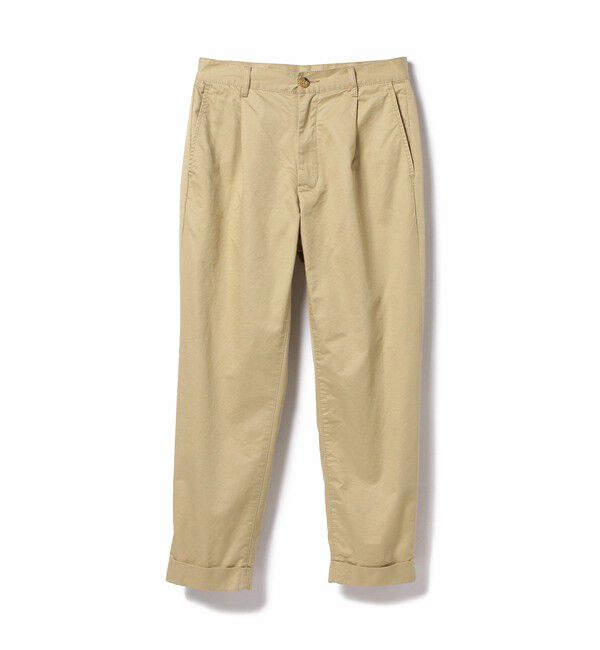 BEAMS PLUS「BEAMS PLUS｜1Pleat 80/3 Twill」|その他|BEIGE