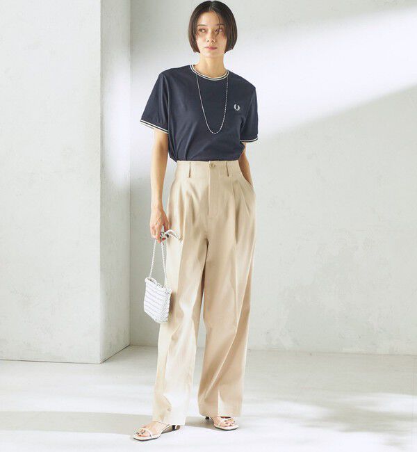 SHIPS for women「FRED PERRY:M1588 TWIN TIPPED TEE」|Tシャツ・カットソー|