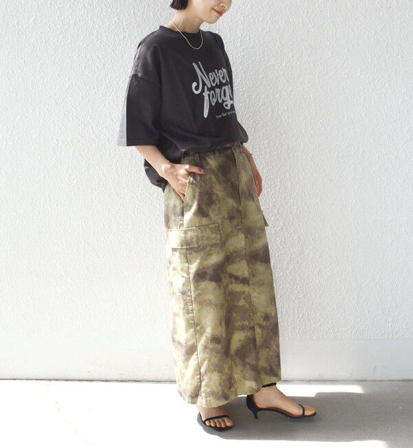 SHIPS for women「【SHIPS別注】81BRANCA:ロゴ 5分袖 TEE」|Tシャツ・カットソー|