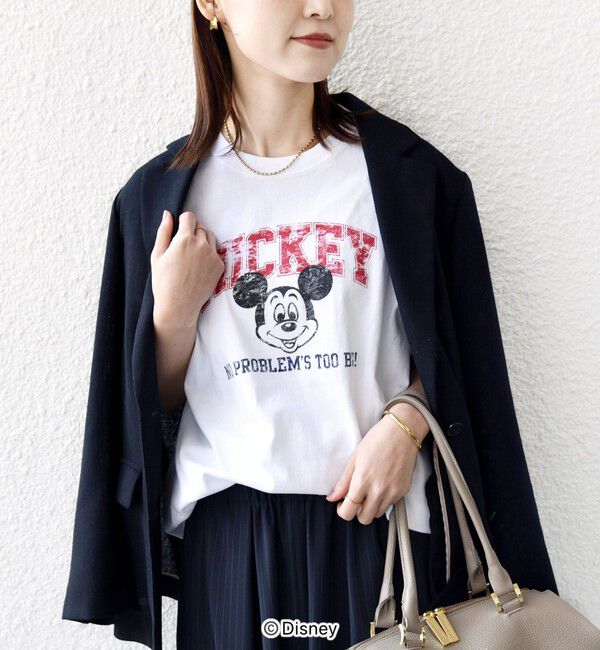 SHIPS for women「【SHIPS別注】GOOD ROCK SPEED:MICKEY / TEE」|Tシャツ・カットソー|