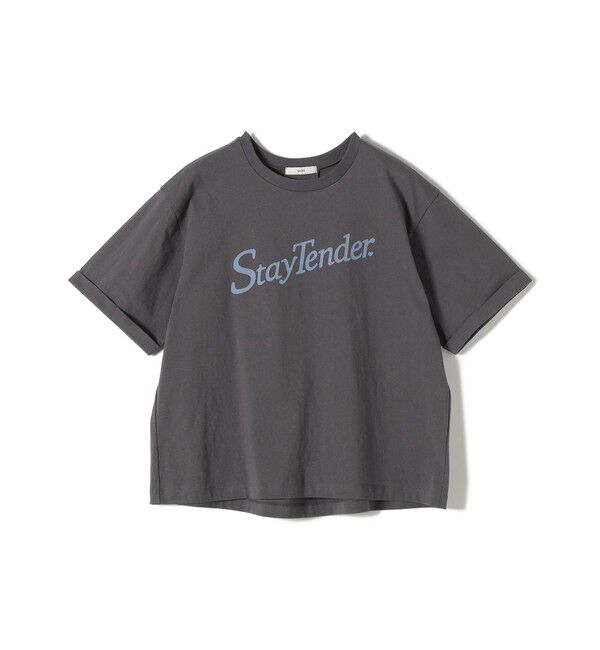 SHIPS for women「【WEB限定】バック タック ショート スリーブ ロゴ プリント TEE」|Tシャツ・カットソー|