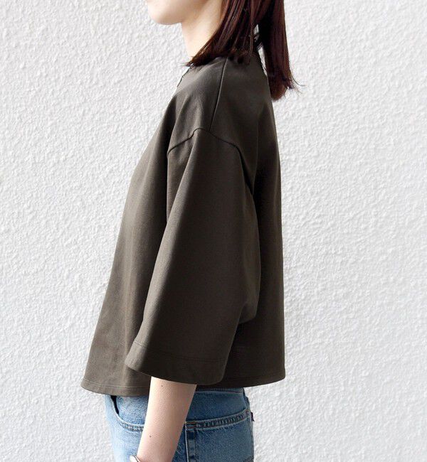 SHIPS for women「バスク ボーダー / 無地 5分袖 TEE」|Tシャツ・カットソー|