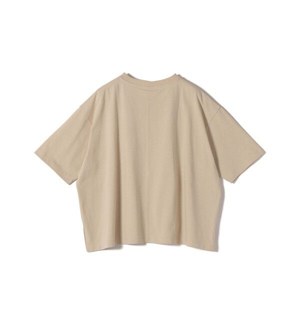 SHIPS for women「【一部WEB限定/ SHIPS別注】Champion: 5分袖 ロゴ プリント TEE」|Tシャツ・カットソー|