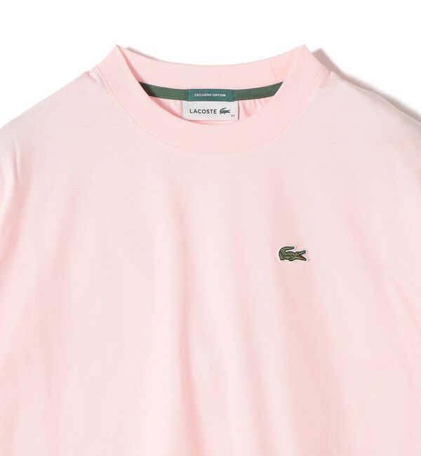 SHIPS for women「【SHIPS別注】LACOSTE:〈手洗い可能〉五分袖 TEE」|Tシャツ・カットソー|