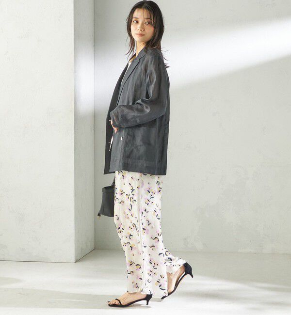 SHIPS for women「〈手洗い可能〉IPEKER プリント ワイド パンツ」|その他|