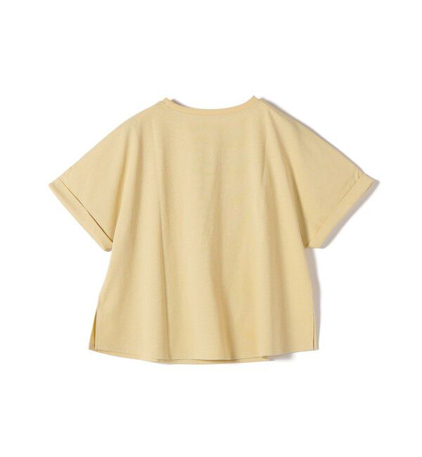 SHIPS for women「【WEB限定】〈汗染み防止/手洗い可能〉クロシェ レース ドッキング ショート スリーブ TEE」|Tシャツ・カットソー|