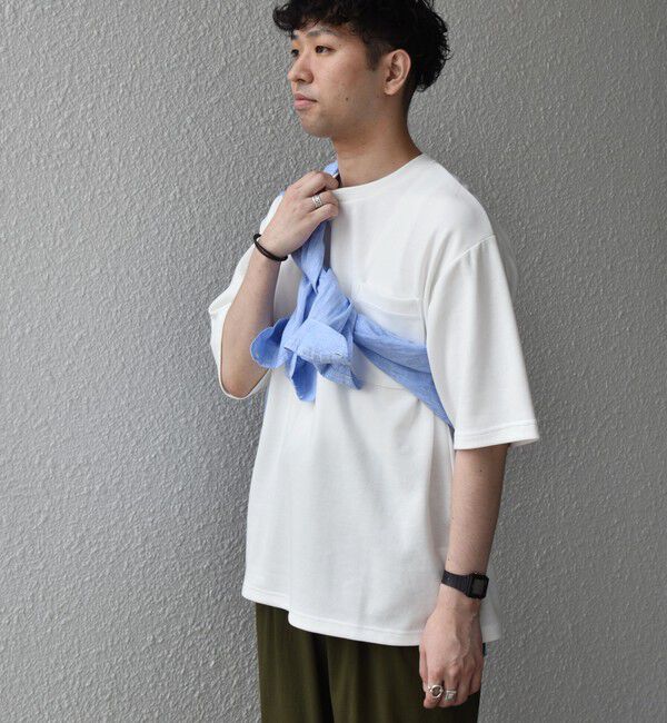SHIPS any「SHIPS any:〈接触冷感〉COOL TOUCH スムース リラックス ポケット Tシャツ 26SS◇」|Tシャツ・カットソー|