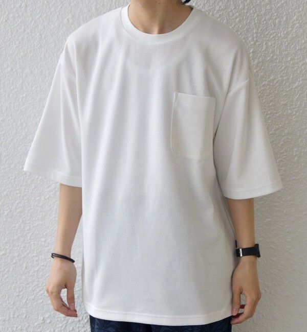 SHIPS any「SHIPS any:〈接触冷感〉COOL TOUCH スムース リラックス ポケット Tシャツ 26SS◇」|Tシャツ・カットソー|