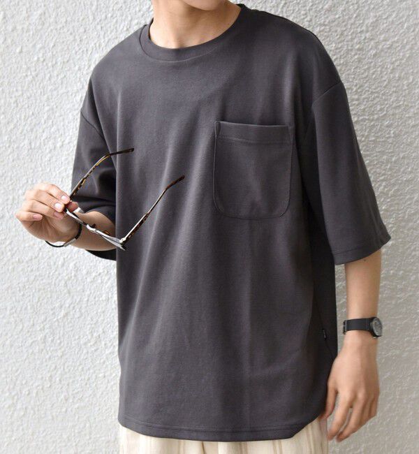 SHIPS any「SHIPS any:〈接触冷感〉COOL TOUCH スムース リラックス ポケット Tシャツ 26SS◇」|Tシャツ・カットソー|
