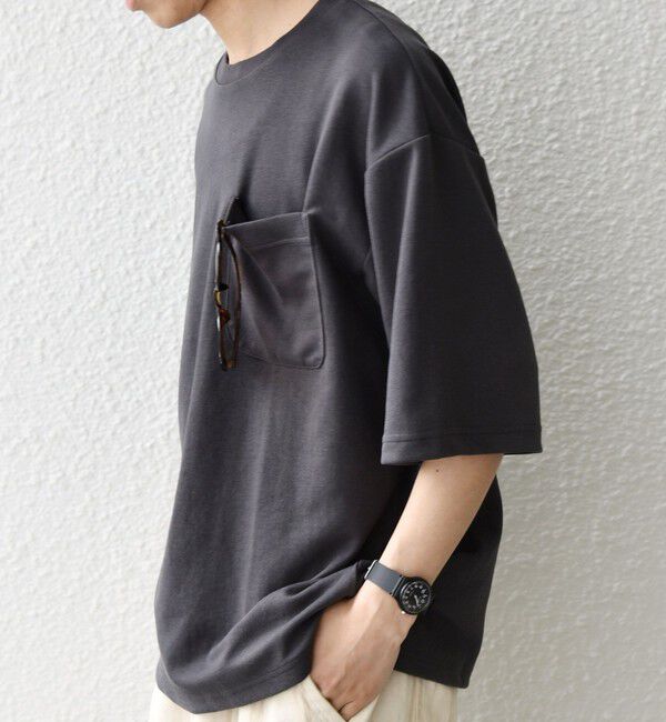 SHIPS any「SHIPS any:〈接触冷感〉COOL TOUCH スムース リラックス ポケット Tシャツ 26SS◇」|Tシャツ・カットソー|