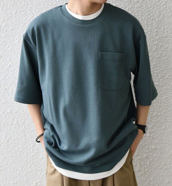 SHIPS any「SHIPS any:〈接触冷感〉COOL TOUCH スムース リラックス ポケット Tシャツ 26SS◇」|Tシャツ・カットソー|