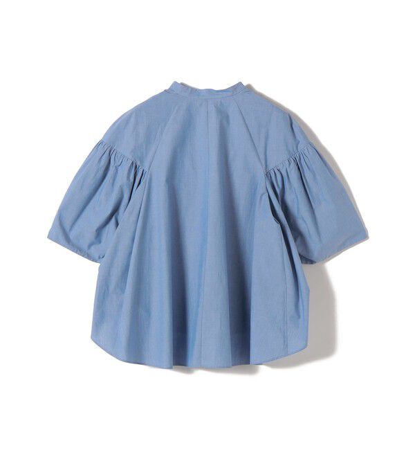 SHIPS for women「〈手洗い可能〉バック フレア 袖 ギャザー スキッパー ブラウス」|シャツ・ブラウス|