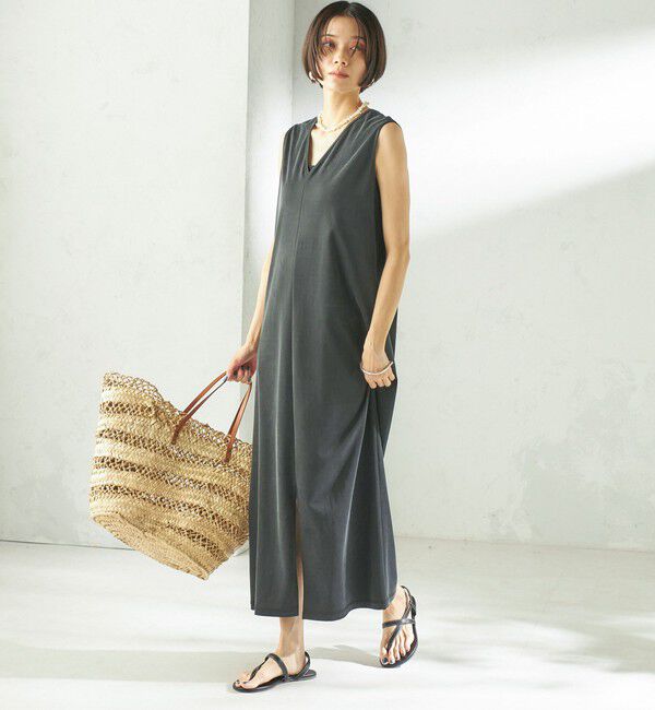 SHIPS for women「〈手洗い可能〉フィブリル ジャージー 2WAY ワンピース」|ワンピース|