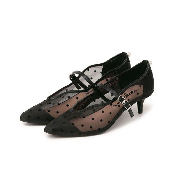 SHIPS for women「フロッキー ドット ストラップ パンプス」|パンプス|
