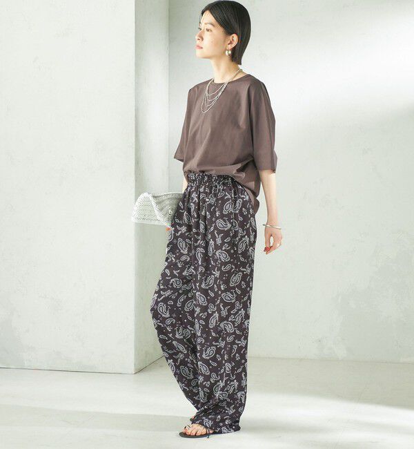 SHIPS for women「〈接触冷感/吸水速乾/洗濯機可能〉ハイゲージ ポンチ ドルマン カットソー」|Tシャツ・カットソー|