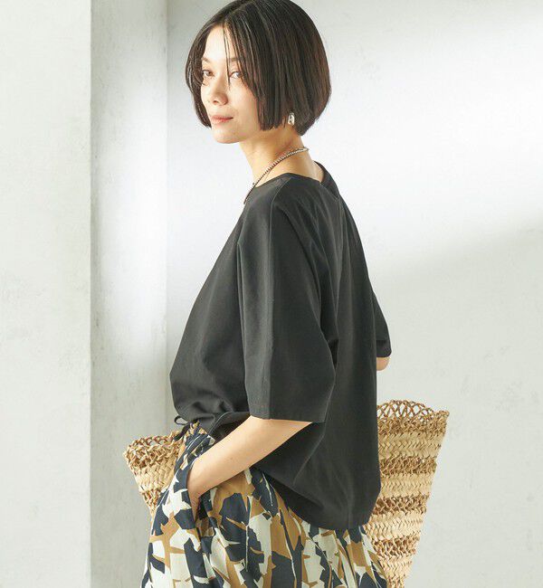 SHIPS for women「〈接触冷感/吸水速乾/洗濯機可能〉ハイゲージ ポンチ ドルマン カットソー」|Tシャツ・カットソー|