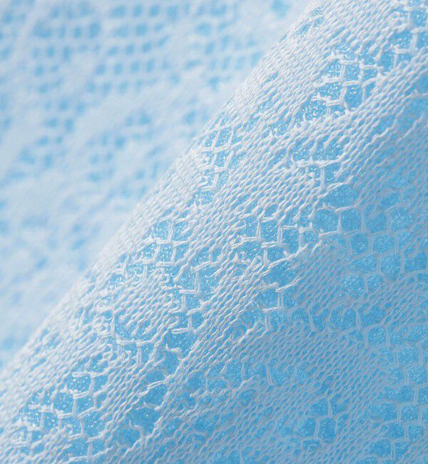 SHIPS for women「〈手洗い可能〉レース ジャカード ショートスリーブ カットソー」|Tシャツ・カットソー|