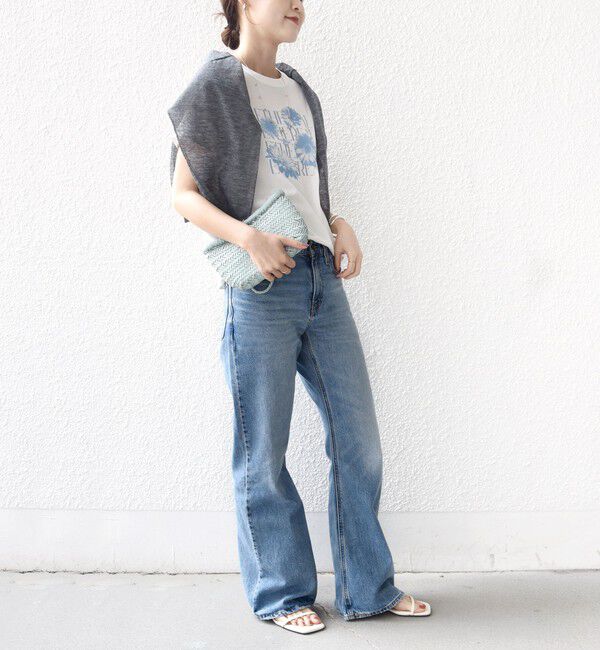 SHIPS for women「【WEB限定】オーガニック コットン コンパクト プリント TEE」|Tシャツ・カットソー|