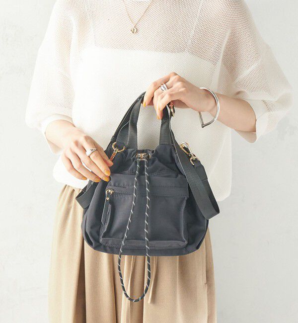 SHIPS for women「【WEB限定】Hyman Roth:〈撥水加工〉ナイロン ミニバッグ」|ショルダー・メッセンジャー|