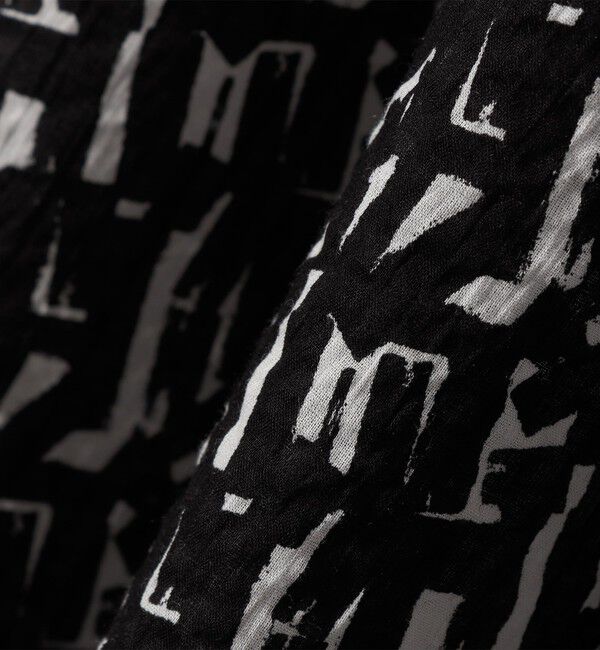 SHIPS for women「〈手洗い可能〉サッカー プリント タック ギャザー スカート」|スカート|