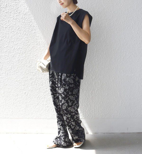 SHIPS for women「〈接触冷感/UVカット〉ガゼット デザイン 裾 ラウンド TEE」|Tシャツ・カットソー|