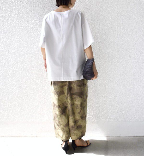 SHIPS for women「〈接触冷感/UVカット〉ガゼット デザイン ワイド スリーブ TEE」|Tシャツ・カットソー|