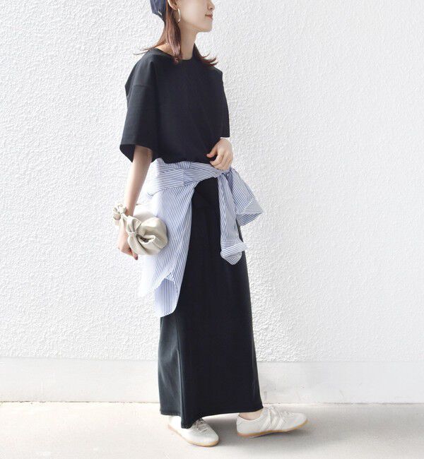 SHIPS for women「〈接触冷感/UVカット〉ガゼット デザイン ワイド スリーブ TEE」|Tシャツ・カットソー|