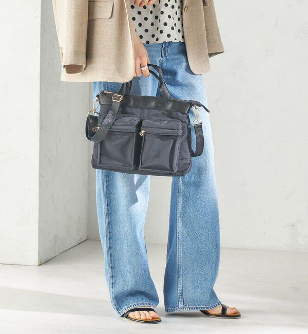 SHIPS for women「【WEB限定】Hyman Roth:〈撥水加工〉ナイロン ミニ ヘルメット バッグ」|ショルダー・メッセンジャー|