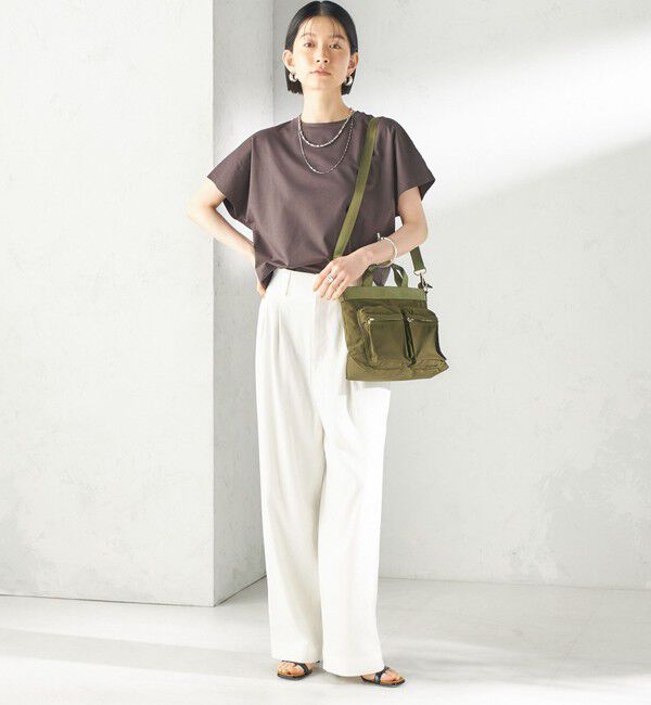 SHIPS for women「【WEB限定】Hyman Roth:〈撥水加工〉ナイロン ミニ ヘルメット バッグ」|ショルダー・メッセンジャー|