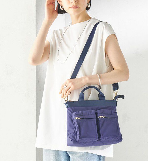 SHIPS for women「【WEB限定】Hyman Roth:〈撥水加工〉ナイロン ミニ ヘルメット バッグ」|ショルダー・メッセンジャー|