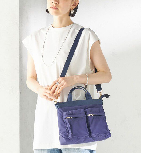 SHIPS for women「【WEB限定】Hyman Roth:〈撥水加工〉ナイロン ミニ ヘルメット バッグ」|ショルダー・メッセンジャー|
