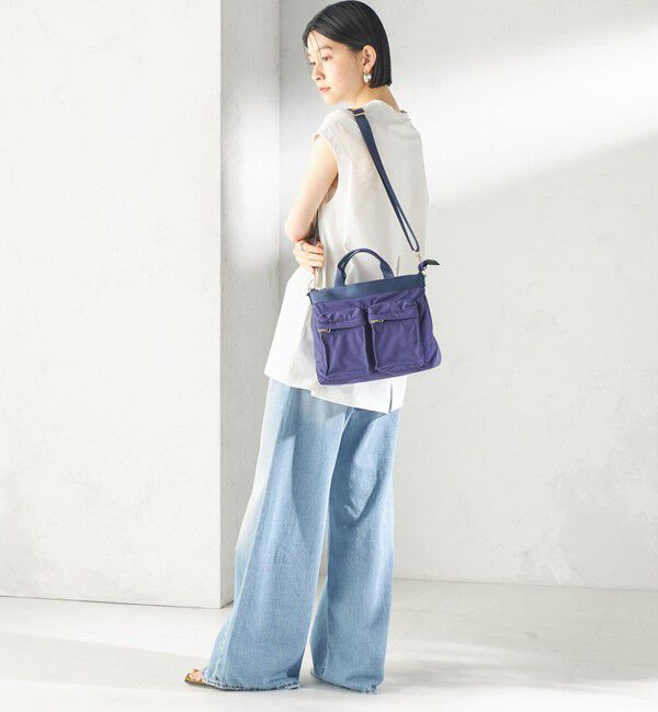 SHIPS for women「【WEB限定】Hyman Roth:〈撥水加工〉ナイロン ミニ ヘルメット バッグ」|ショルダー・メッセンジャー|