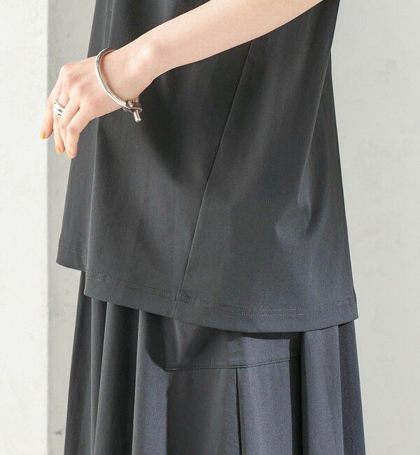 SHIPS for women「【SHIPS別注】TAION: 〈UVカット/接触冷感/吸水速乾〉バック スリット TEE」|Tシャツ・カットソー|