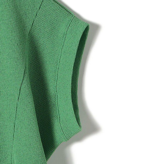 SHIPS for women「【WEB限定】シアー ワッフル スリット TEE」|Tシャツ・カットソー|