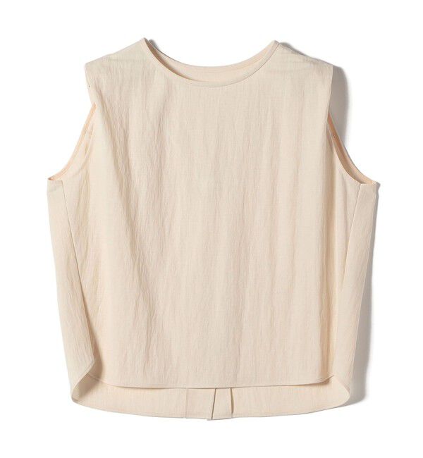 SHIPS for women「【実力派ベーシック】〈手洗い可能〉レーヨン ナイロン 深 ベンツ ノースリーブ プルオーバー」|Tシャツ・カットソー|