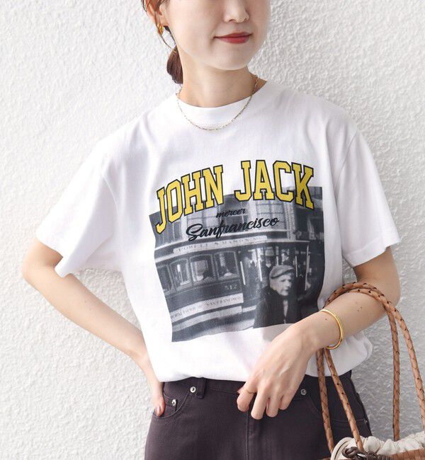 SHIPS for women「J.J.MERCER: プリント TEE」|Tシャツ・カットソー|