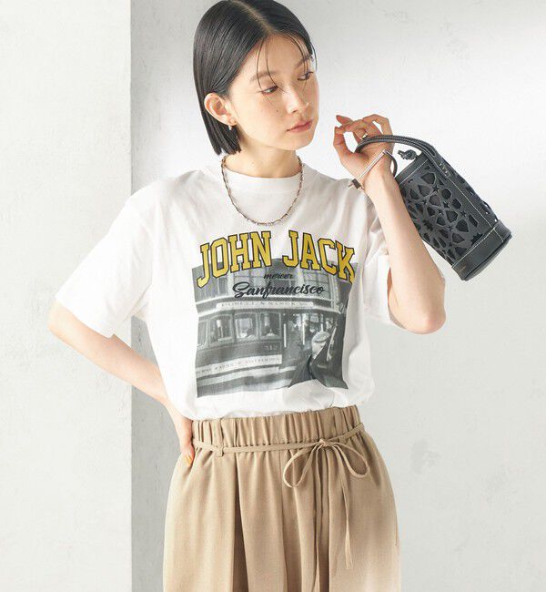 SHIPS for women「J.J.MERCER: プリント TEE」|Tシャツ・カットソー|