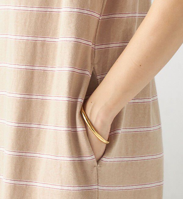 SHIPS for women「《予約》〈手洗い可能〉マルチ ボーダー ノースリーブ ワンピース」|ワンピース|