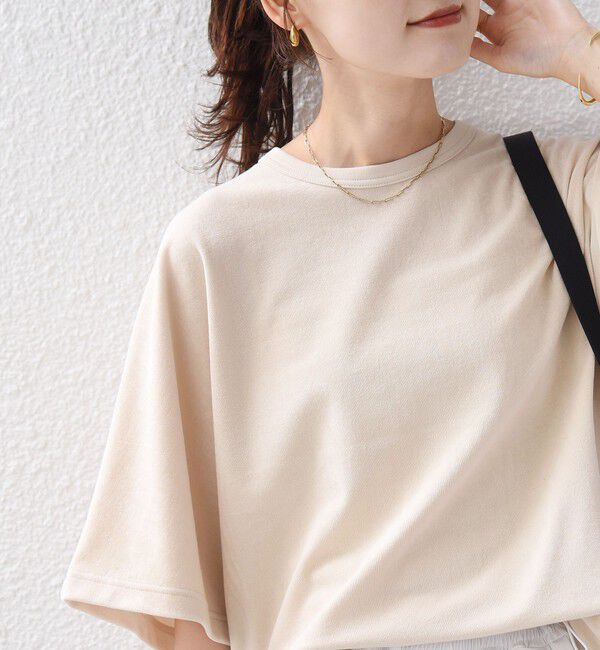 SHIPS for women「【実力派ベーシック】〈接触冷感/UVカット〉マイクロ パイル ドルマンスリーブ プルオーバー」|Tシャツ・カットソー|