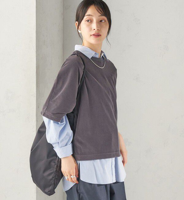 SHIPS for women「【実力派ベーシック】〈接触冷感/UVカット〉マイクロ パイル ドルマンスリーブ プルオーバー」|Tシャツ・カットソー|