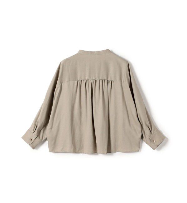 SHIPS for women「〈手洗い可能〉プリシュランク ツイル ショート シャツ 羽織」|シャツ・ブラウス|