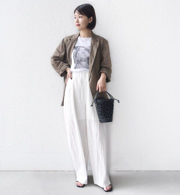 SHIPS for women「メルティ コットン フォト プリント TEE」|Tシャツ・カットソー|